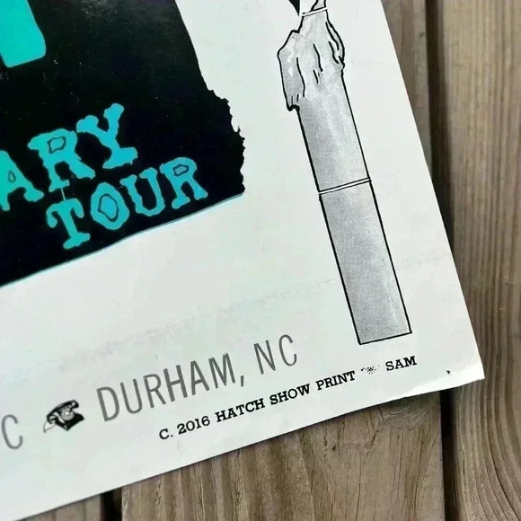 RENT musical tour poster, print by Hatch Show Print Nashville Tennessee - Picture 4 of 5